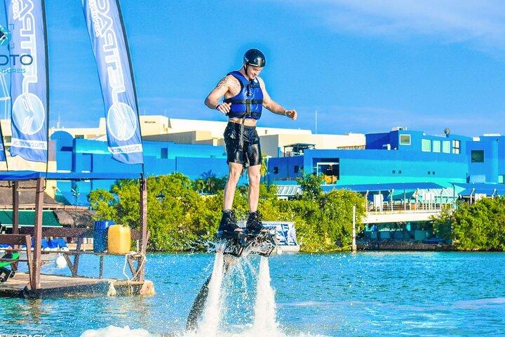 Extreme Flyboard activity in Cancun. Live the adrenaline with us!