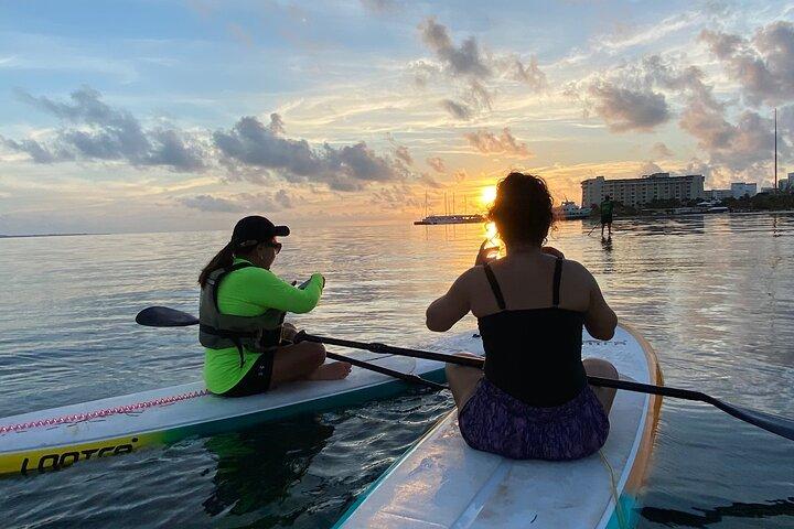 Paddle Board at Sunrise or Sunset in Cancun