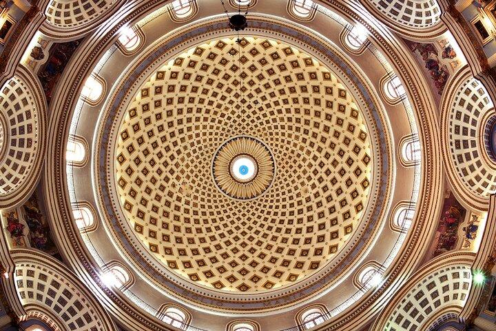 Half Day to Aviation Museum, Mosta Dome and WWII Shelters incl Maltese Platter