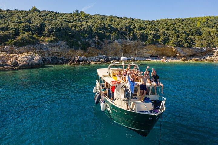 Boat tour swimming snorkeling south Istria Kamenjak Premantura