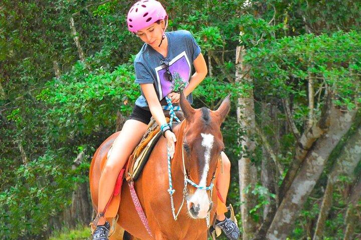 ATV Circuit in Cancun, Horseback Riding, Zip Lines, Cenote, lunch