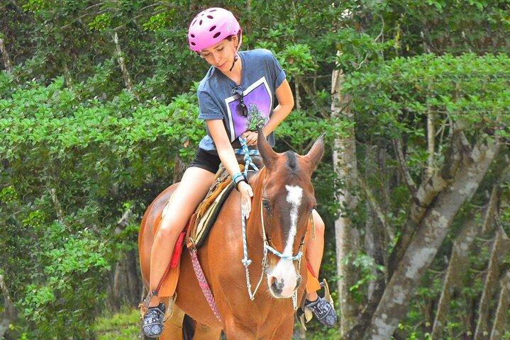 Cancun Horseback Riding, ATV, Ziplines, Cenote, Lunch and Drinks