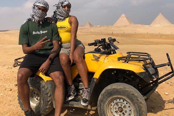 Private Tour Giza pyramids Sphinx Camel Ride Lunch Quad ATV bike