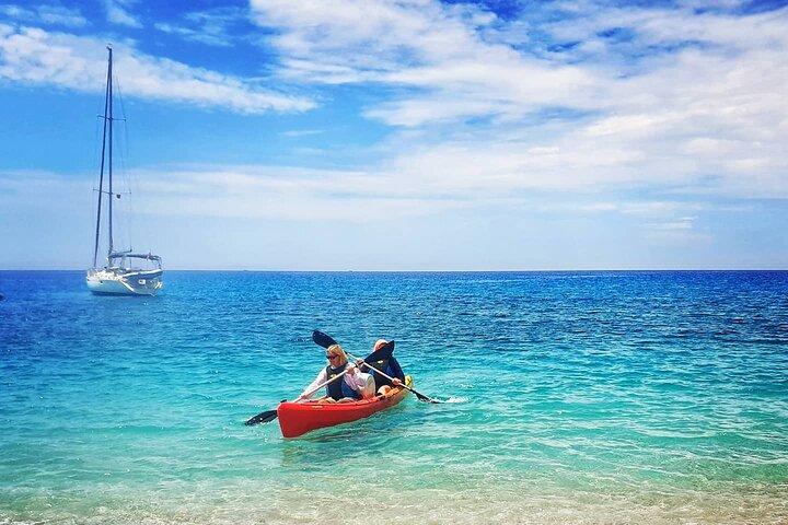 Kayak day in the coastline