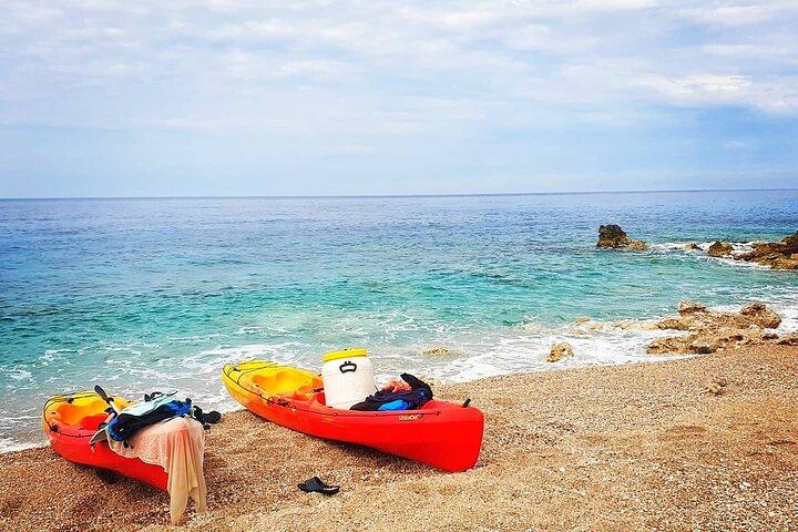 Kayak day in the coastline
