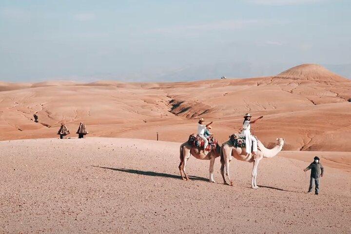 Desert Agafay Day Trip and Atlas Mountains from Marrakech