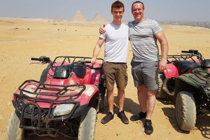 Quad bike ATV and Camel-Riding Around the Gate of Giza Pyramids