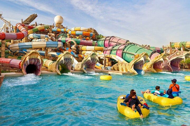 Admission to Yas Water World in Abu Dhabi with a Meal With Tranfer From Dubai