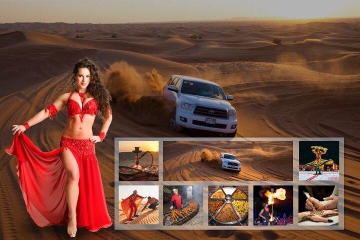 Dubai Desert Safari Including Buffet Dinner And Desert Camp Activities