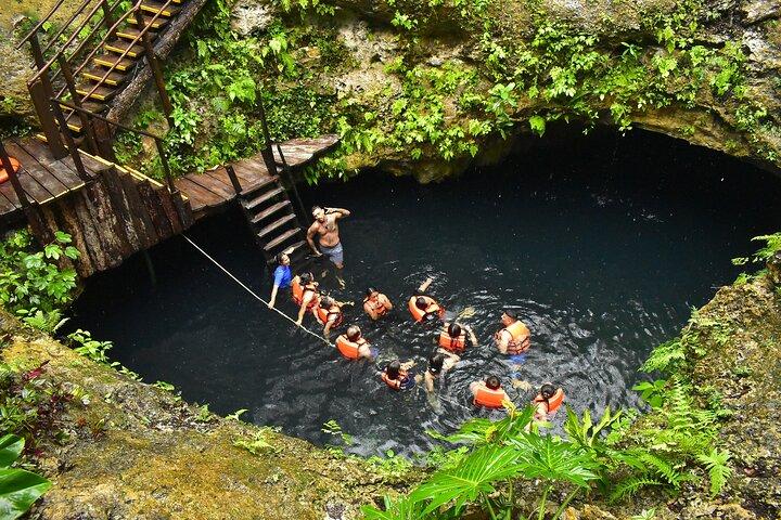 Horseback riding and ATV in the jungle, Ziplines, Cenote & Lunch