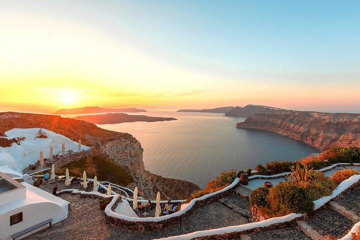Santorini Private Wine Tour at Sunset with Tastings and Pictures