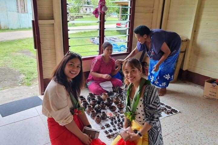 Fijian pottery crafting Village Experience & Natadola Beach Tour