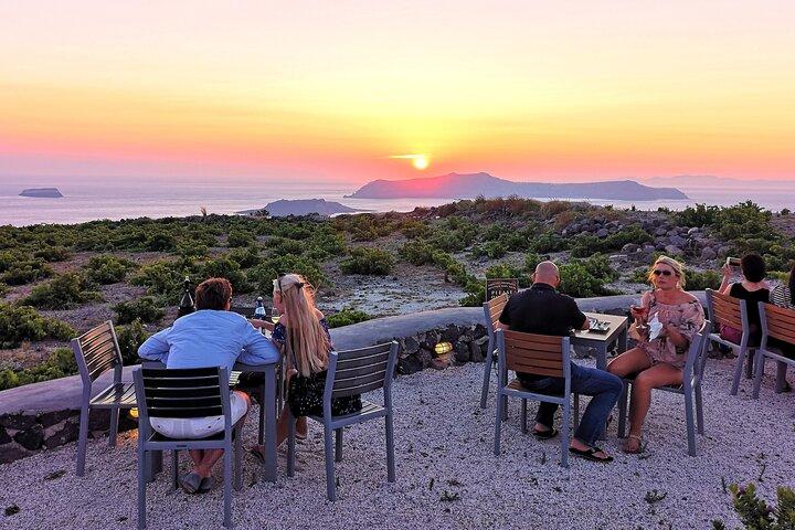 Santorini Private Wine Tour at Sunset with Tastings and Pictures