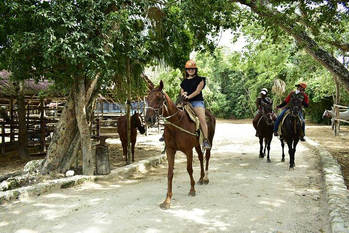 Jungle Experience with Horseback Riding, ATV, Ziplines and Cenote