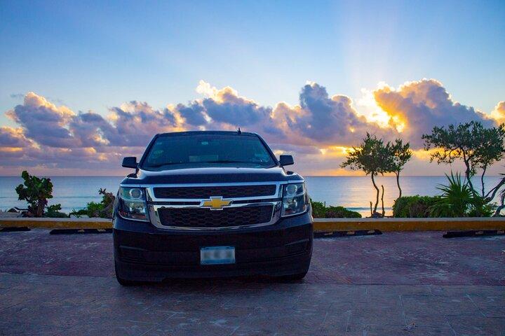 Suv departures from Puerto Morelos to Cancun Airport