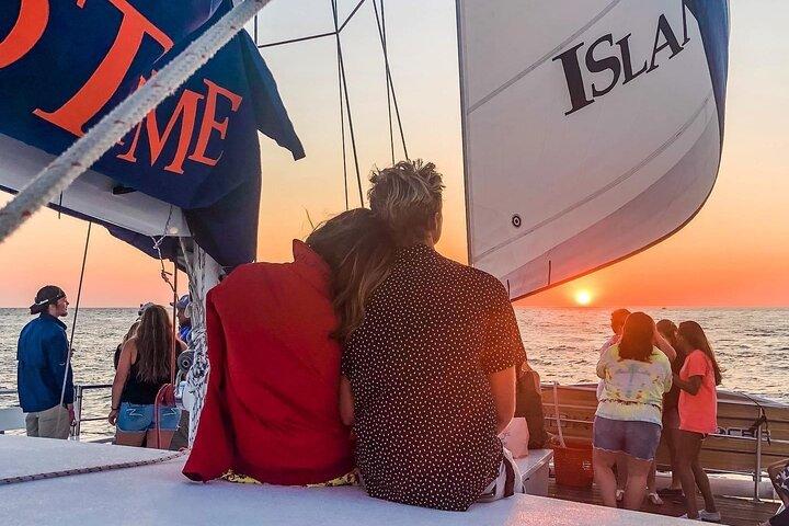 Dolphin Sunset Cruise in Panama City Beach on the "Island Time"