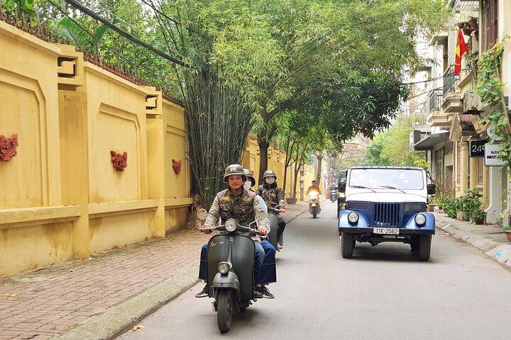 Half Day Hanoi Vespa Tours: Food + Culture + Sight + Fun on Vintage Vespa