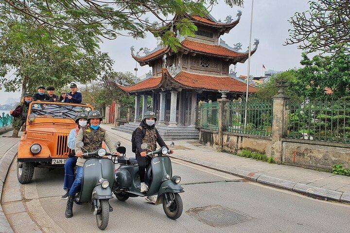 Half Day Hanoi Vespa Tours: Food + Culture + Sight + Fun on Vintage Vespa