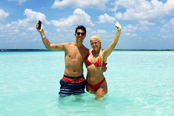 BACALAR Lagoon BOAT TOUR from Costa Maya with Lunch