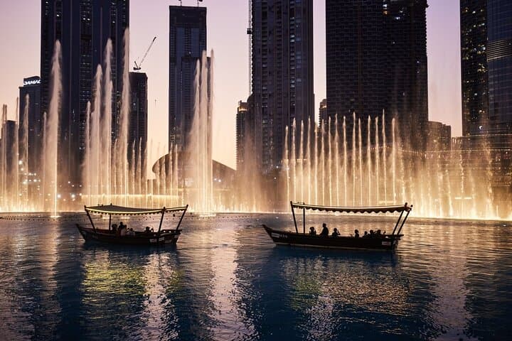 Dubai Water Fountain Show And Lake Ride in Dubai With Transfer