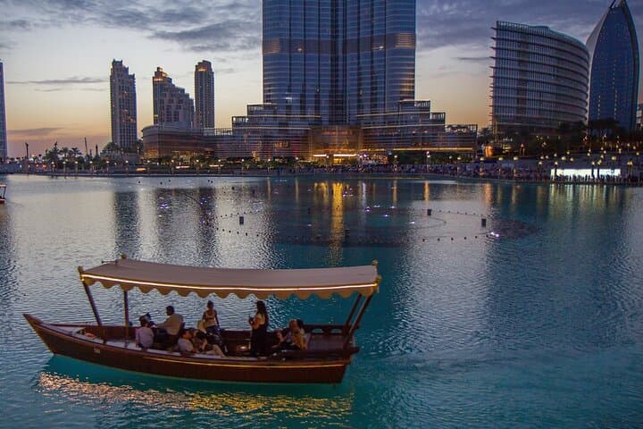 Dubai Water Fountain Show And Lake Ride in Dubai With Transfer