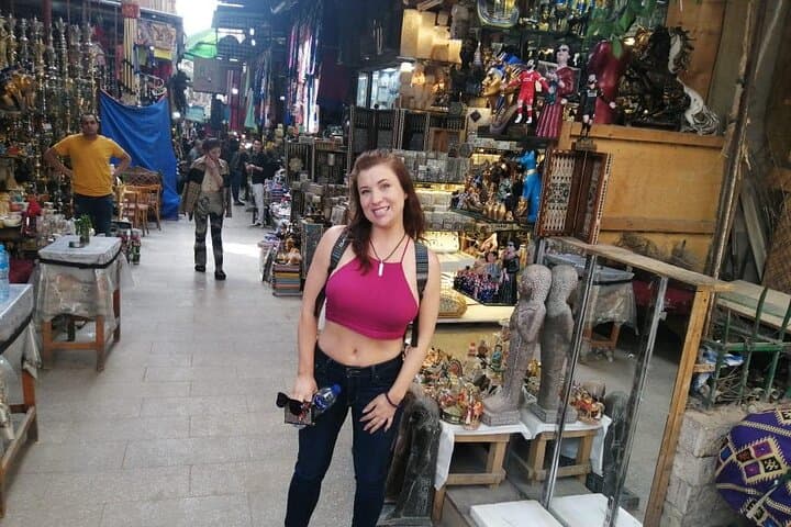 Private guided shopping tour in Khan el-Khalili with Lunch