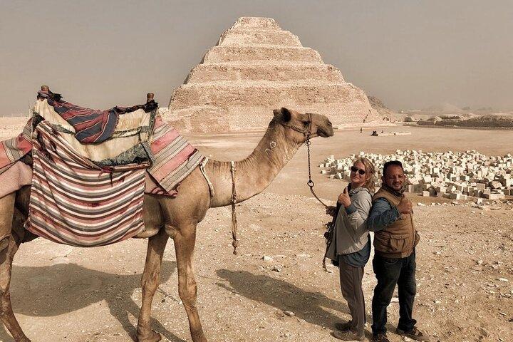 Full-Day Giza Pyramids, Sphinx, Memphis & Sakkara Private Tour