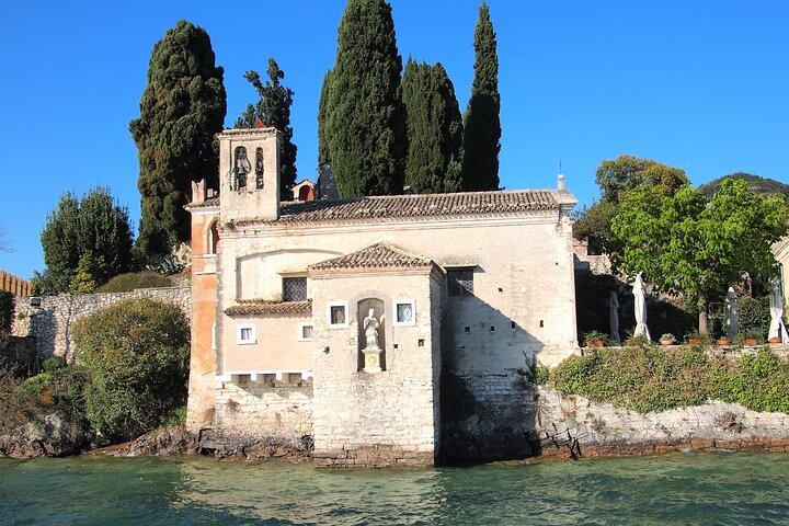 From Garda/Bardolino: 4-hour Guided Boat Cruise to Sirmione