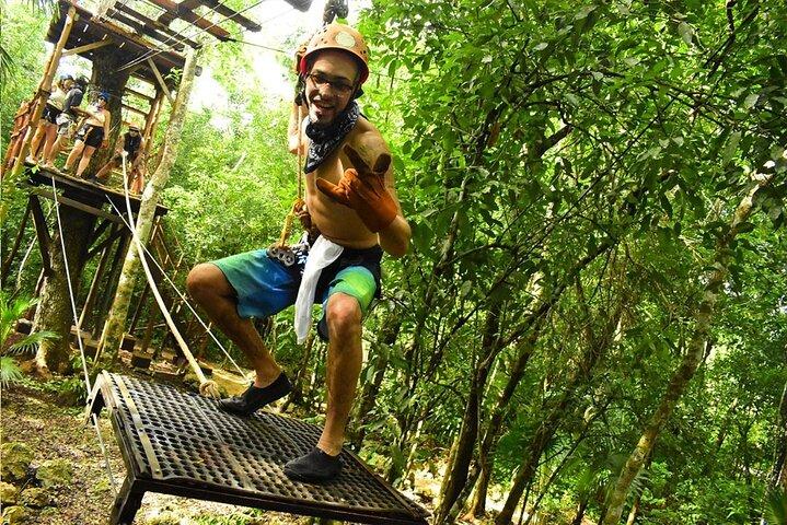 Cancun Combo Tour: ATV and Zip- lines with Cenote Swim