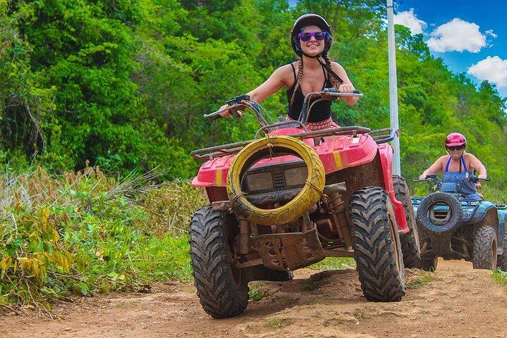 Cancun Combo Tour: ATV and Zip- lines with Cenote Swim
