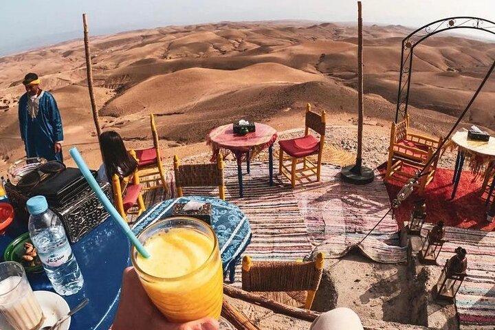 Marrakech : Agafay desert Quads, Camels & Dinner with Fire Show