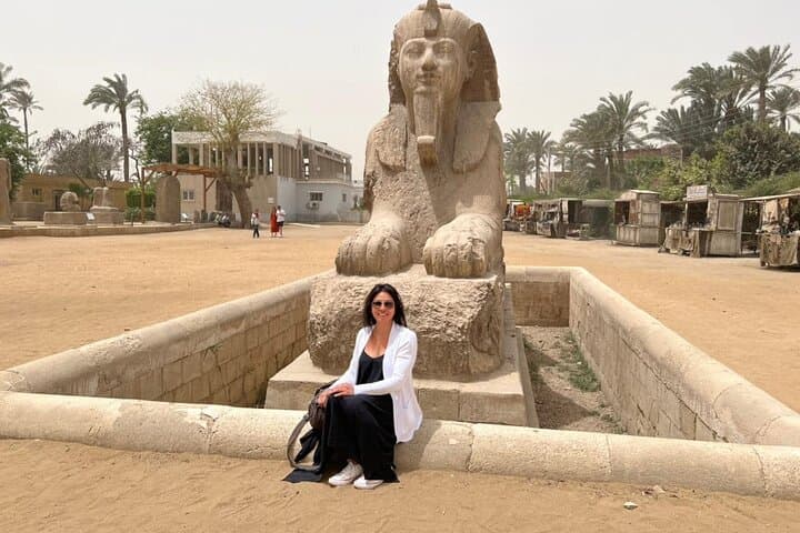 Private Tour Memphis Old City & Sakkara Pyramid & Imhotep museum