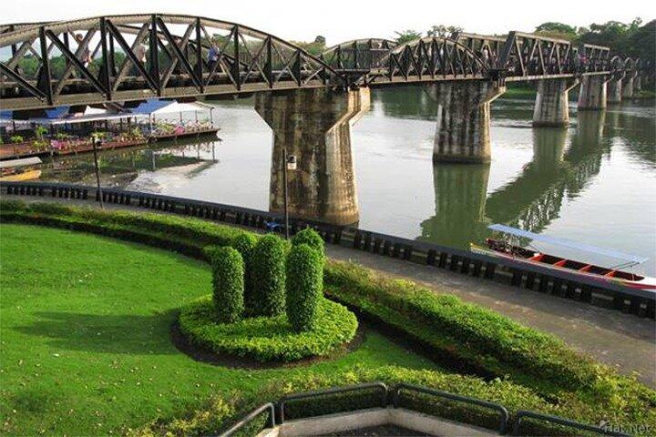 Bangkok Join Kanchanaburi-VIP Seat Train Riding, Long tail boat