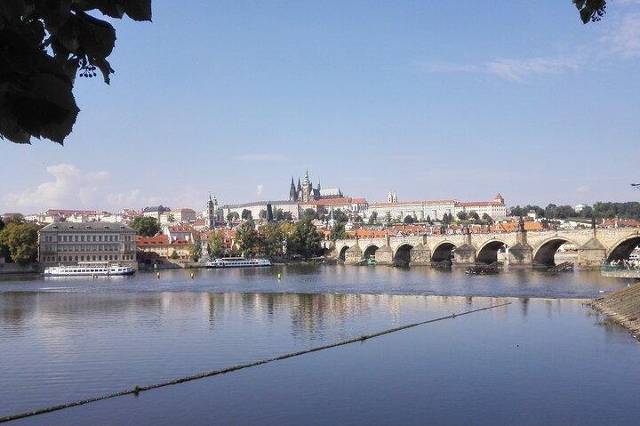 Vintage Car Ride with Walking Tour of Prague City Center