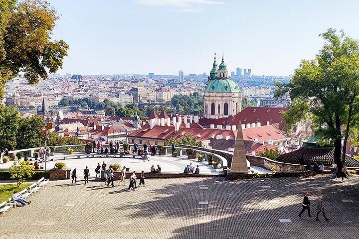 Vintage Car Ride with Walking Tour of Prague City Center
