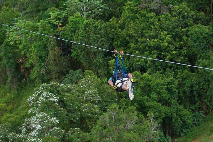 The Beast Zipline at Toroverde Adventure Park in Puerto Rico