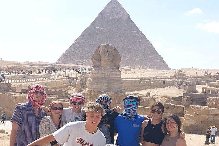 Book Giza Pyramids , Sphinx , Egyptian Museum and Get free Camel ride Or Lunch