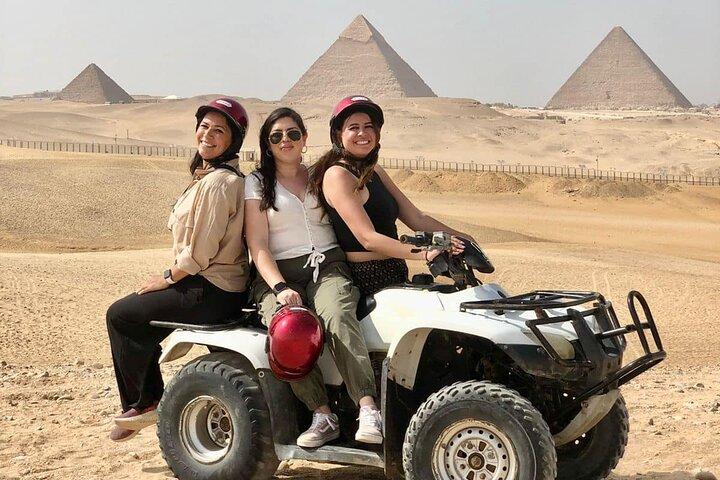 4-Hours Private tour Giza pyramids ,Sphinx ,Quad ATV & Camel Ride