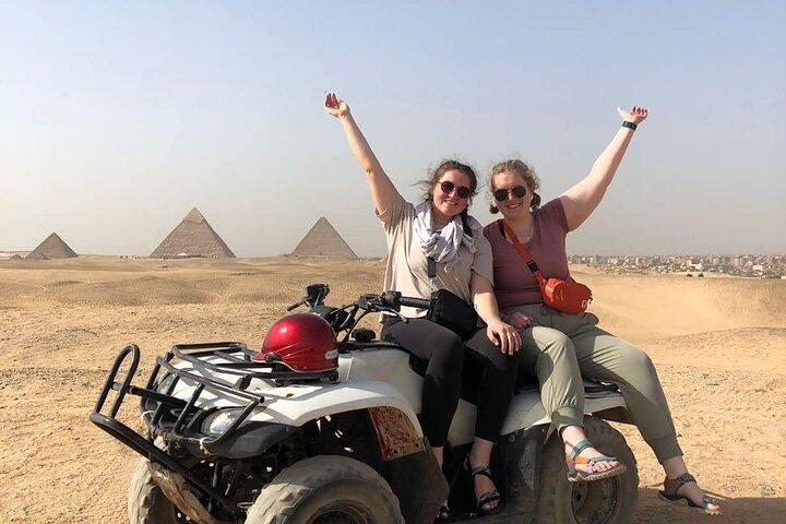Quad bike ATV and Camel-Riding Around the Gate of Giza Pyramids