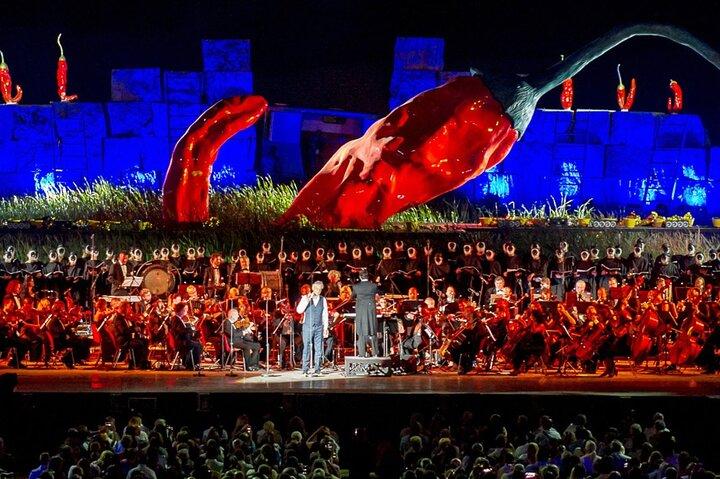Andrea Bocelli concert LAJATICO Limousine Service from Florence