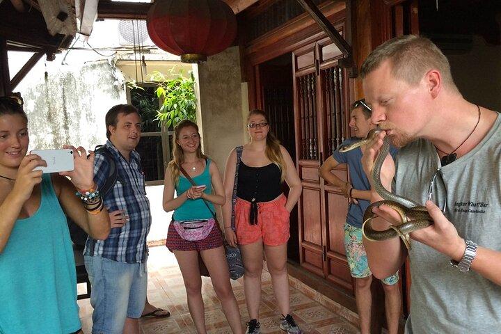 Le Mat Snake Village Tour With Snake Tasting