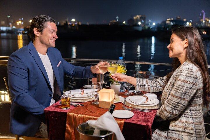 Dubai Canal Dinner Cruise with La Perle Show Silver Tickets Combo