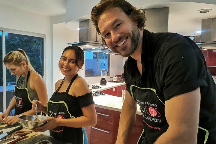 Mexican Cooking Class 1 or 3 Courses Tequila and Mezcal Tasting