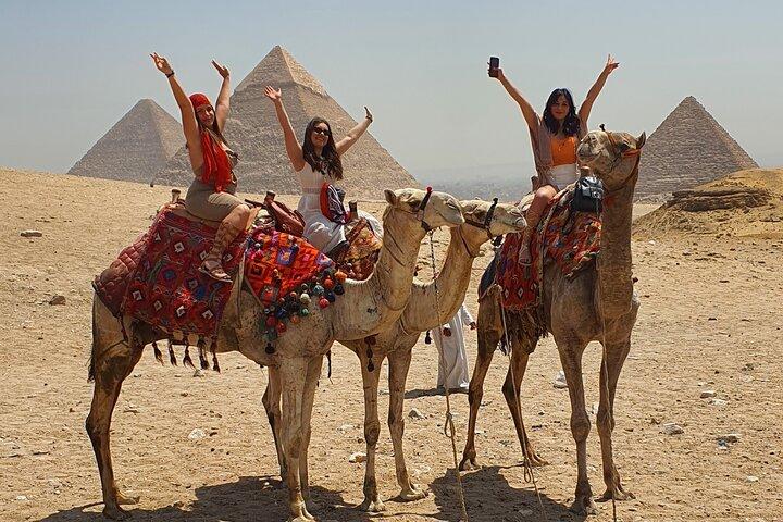 Giza Pyramids, Sphinx, Camel Ride, Sailing on the Nile and Royal Mummies