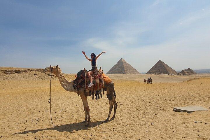 Giza Pyramids, Sphinx, Camel Ride, Sailing on the Nile and Royal Mummies
