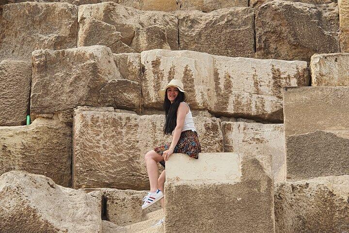Giza Pyramids, Sphinx, Camel Ride, Sailing on the Nile and Royal Mummies