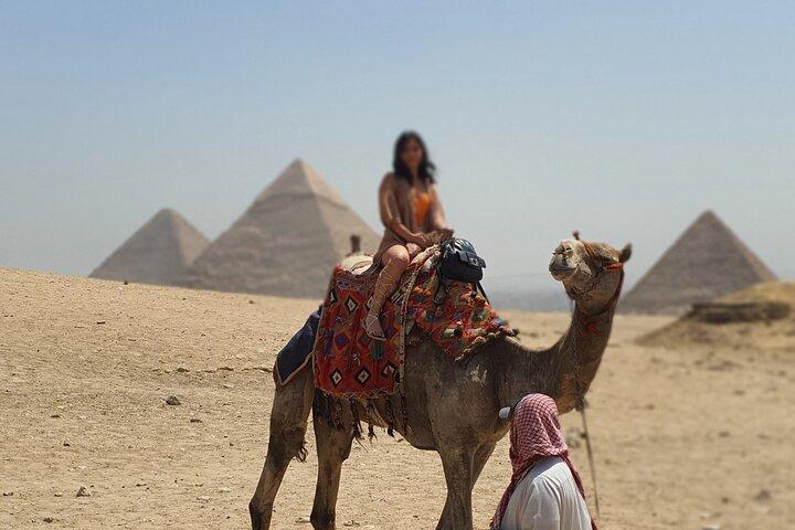 Giza Pyramids, Sphinx, Camel Ride, Sailing on the Nile and Royal Mummies