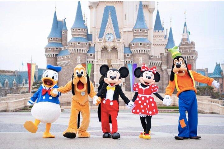 DisneyLand/Sea Ticket & Private Morning Ride from Hotel in Tokyo!