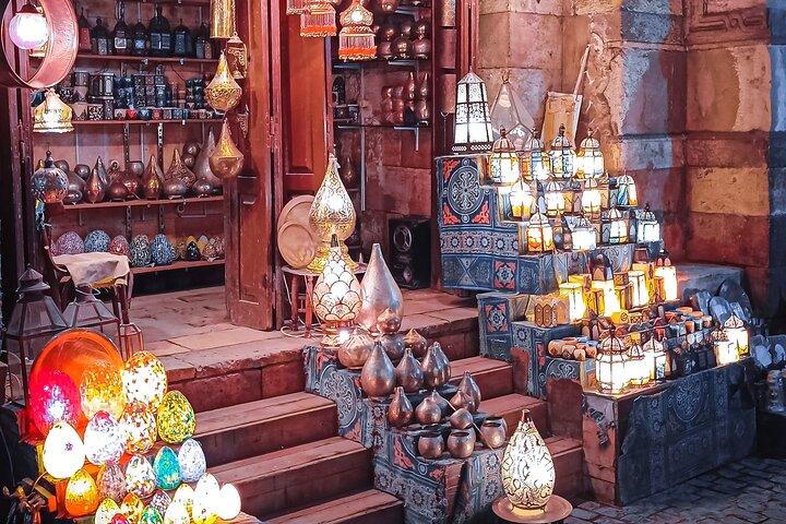 Old Cairo and Khan El Khalili bazaar