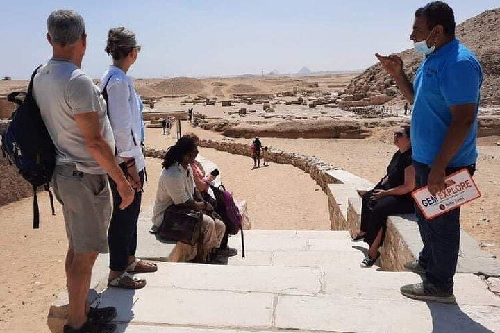 Private Full Day Tour Giza Pyramids,Great Sphinx &Saqqara Complex